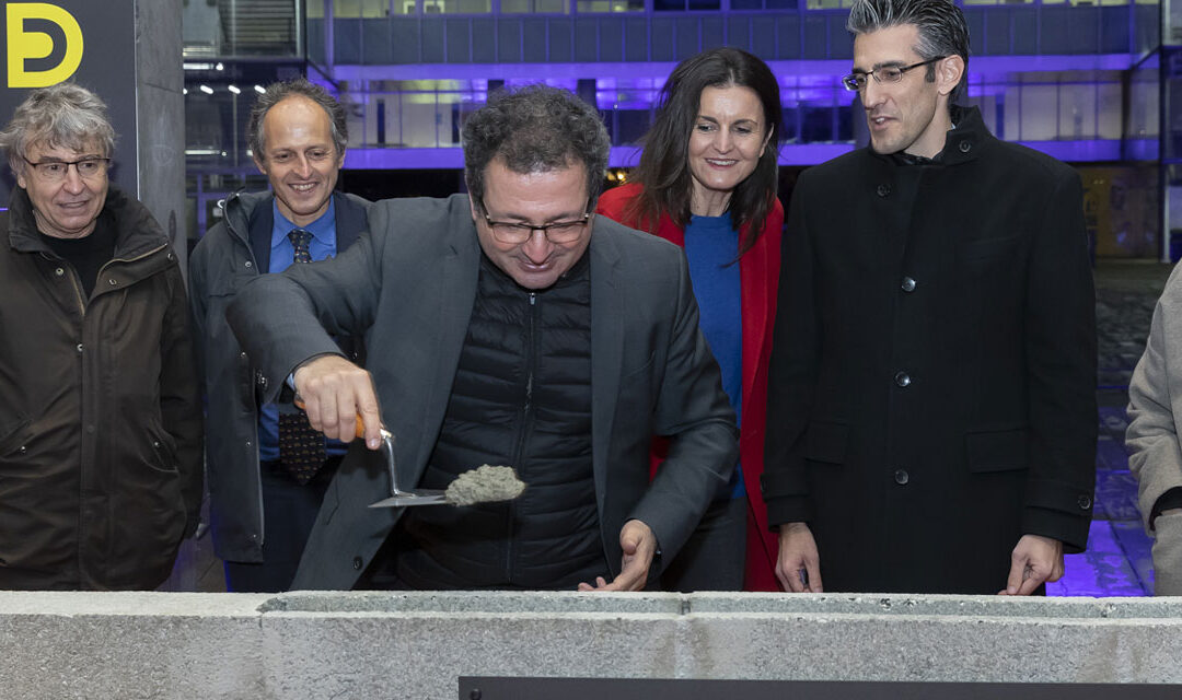 Pose de la première pierre du campus de l’université Paris Dauphine-PSL