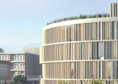 Construction du bâtiment Mathstic pour l&rsquo;université Paris Nord